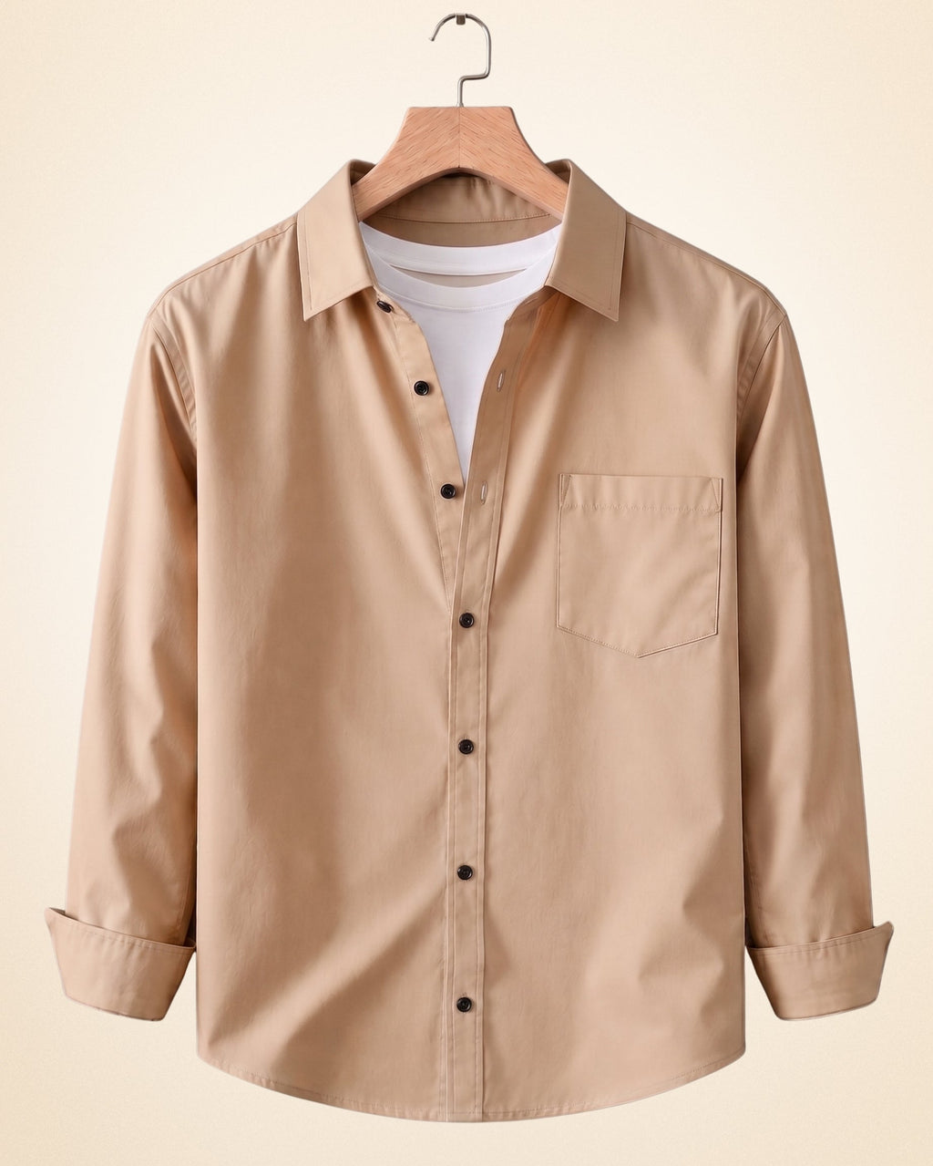 Blind Bear Men's Solid Full Sleeve Casual Shirts – Sand Beige, Grey and Sky Blue (Pack of 3)