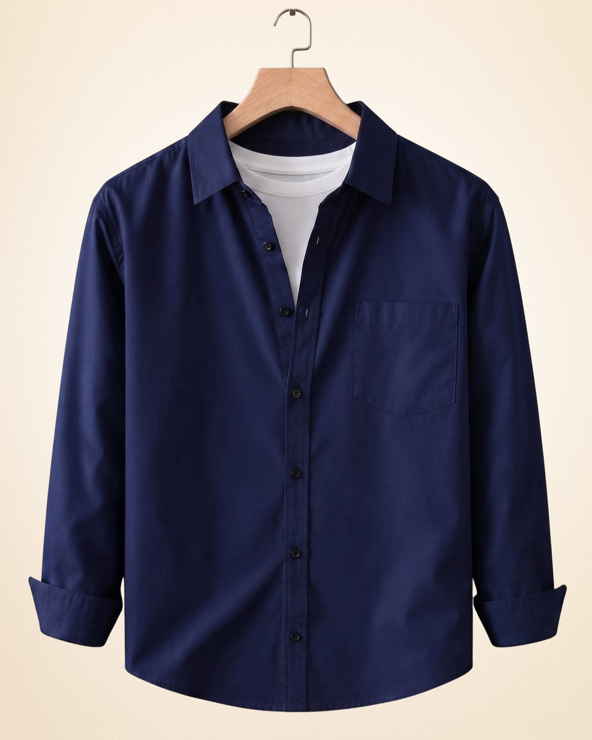 Blind Bear Men's Solid Full Sleeve Casual Shirts – Black, Burgundy and Navy Blue (Pack of 3)