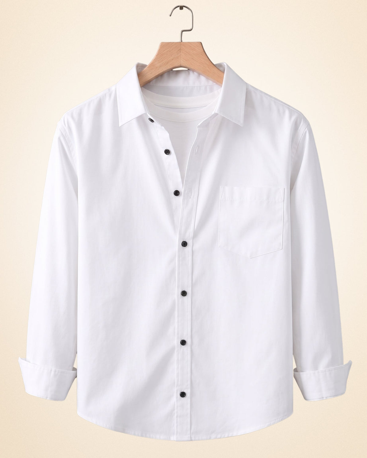 Blind Bear Men's Solid Full Sleeve Casual Shirts – Black, Burgundy and White (Pack of 3)
